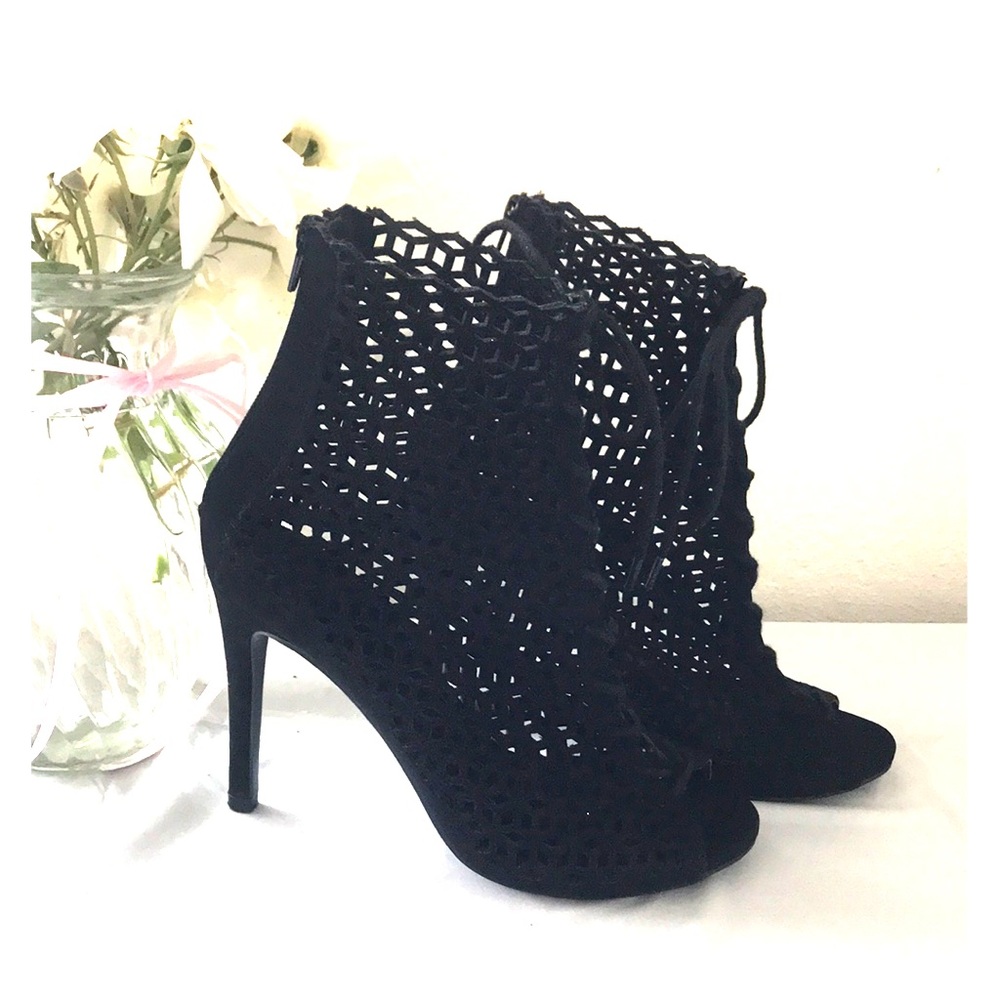 Caged booties